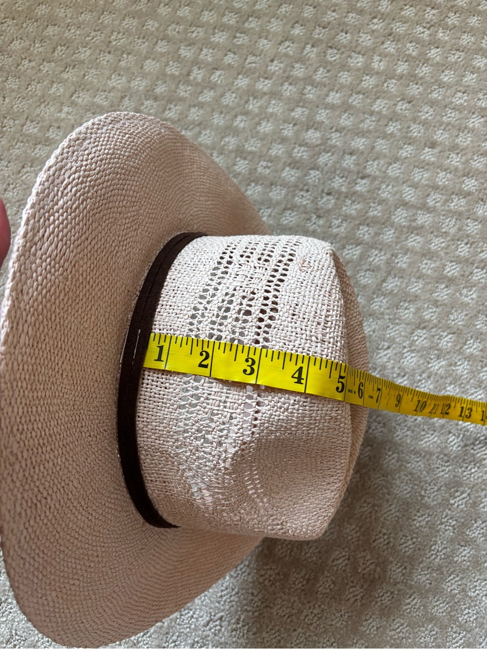 Treasure & Bond Pink Raffia Hat - Picture 9 of 13